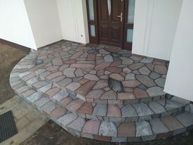 Kamień polny cięty - płomieniowany