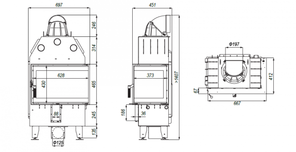 DEFRO Intra SM BP MINI 10 kW