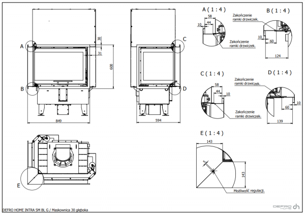 DEFRO Intra SM BL G 10 kW