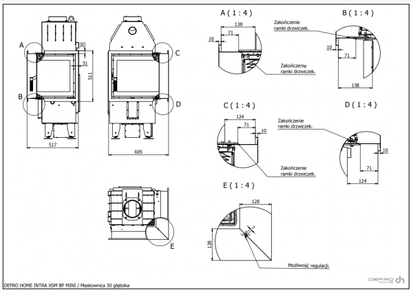 DEFRO Intra XSM BP MINI 8 kW