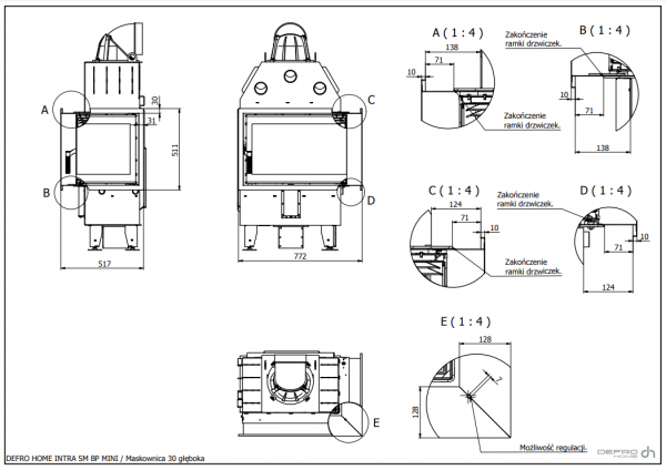 DEFRO Intra SM BP MINI 10 kW