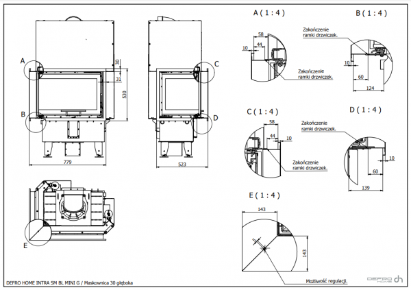 DEFRO Intra SM BL G MINI 10 kW