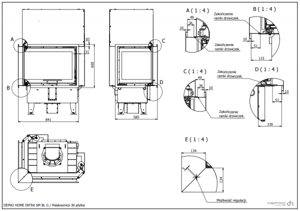 DEFRO Intra SM BL G 10 kW
