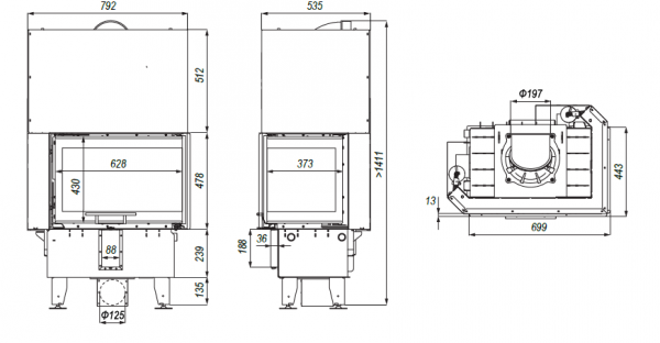 DEFRO Intra SM BP G MINI 10 kW