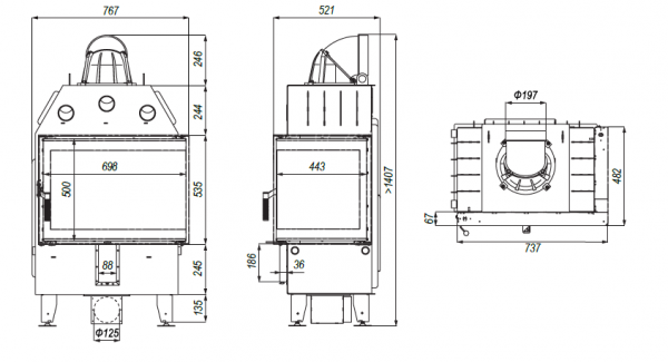 DEFRO Intra SM BP 10 kW