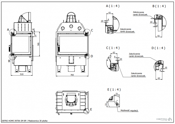 DEFRO Intra SM BP 10 kW