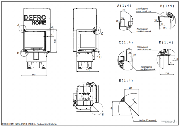 DEFRO Intra XSM BL G MINI 8 kW