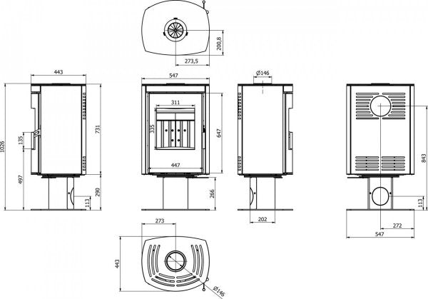 DEFRO CERES TOP 6,6 kW