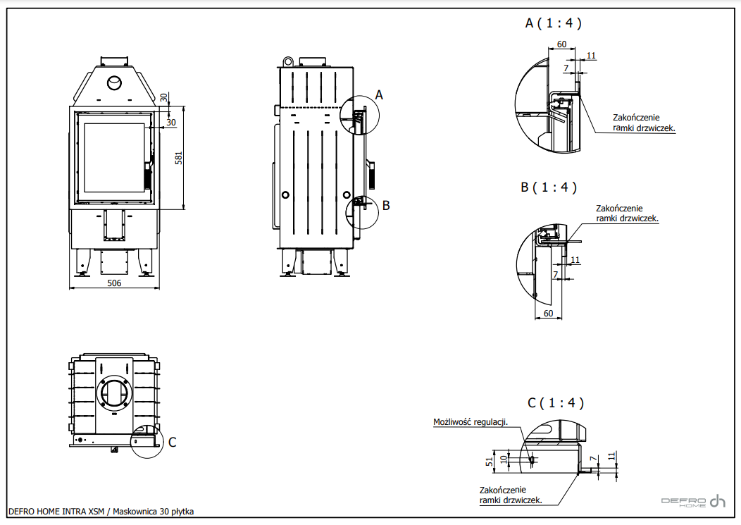 DEFRO Intra XSM 8 kW