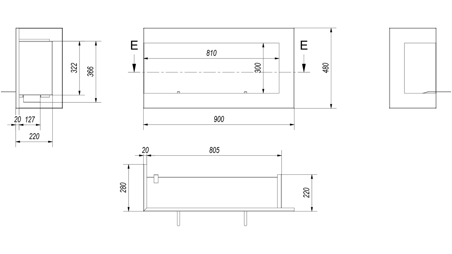 KRATKI DELTA 900 LEWY