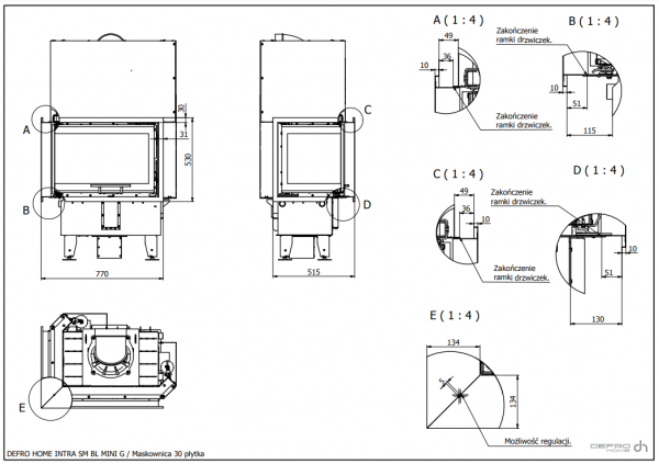 DEFRO Intra SM BL G MINI 10 kW