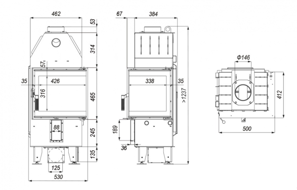 DEFRO Intra XSM BP MINI 8 kW