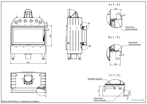 DEFRO Intra LA 16 kW