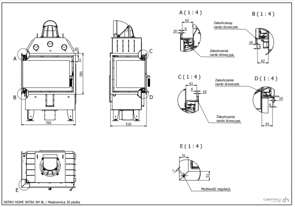 DEFRO Intra SM BL 10 kW