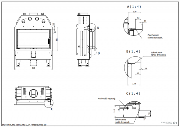 DEFRO Intra ME Slim 8 kW