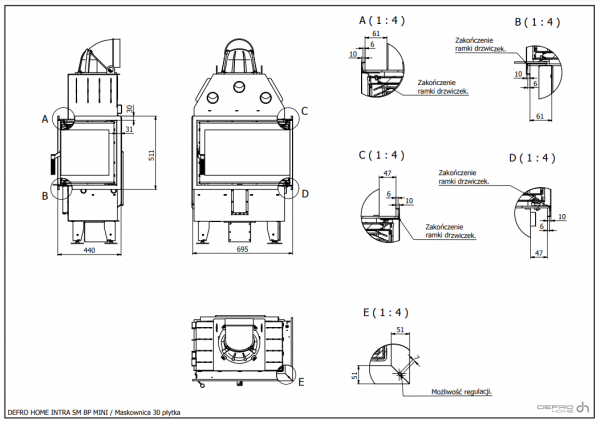 DEFRO Intra SM BP MINI 10 kW