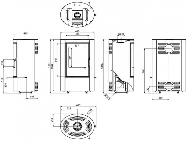DEFRO CERES ELI 6,6 kW