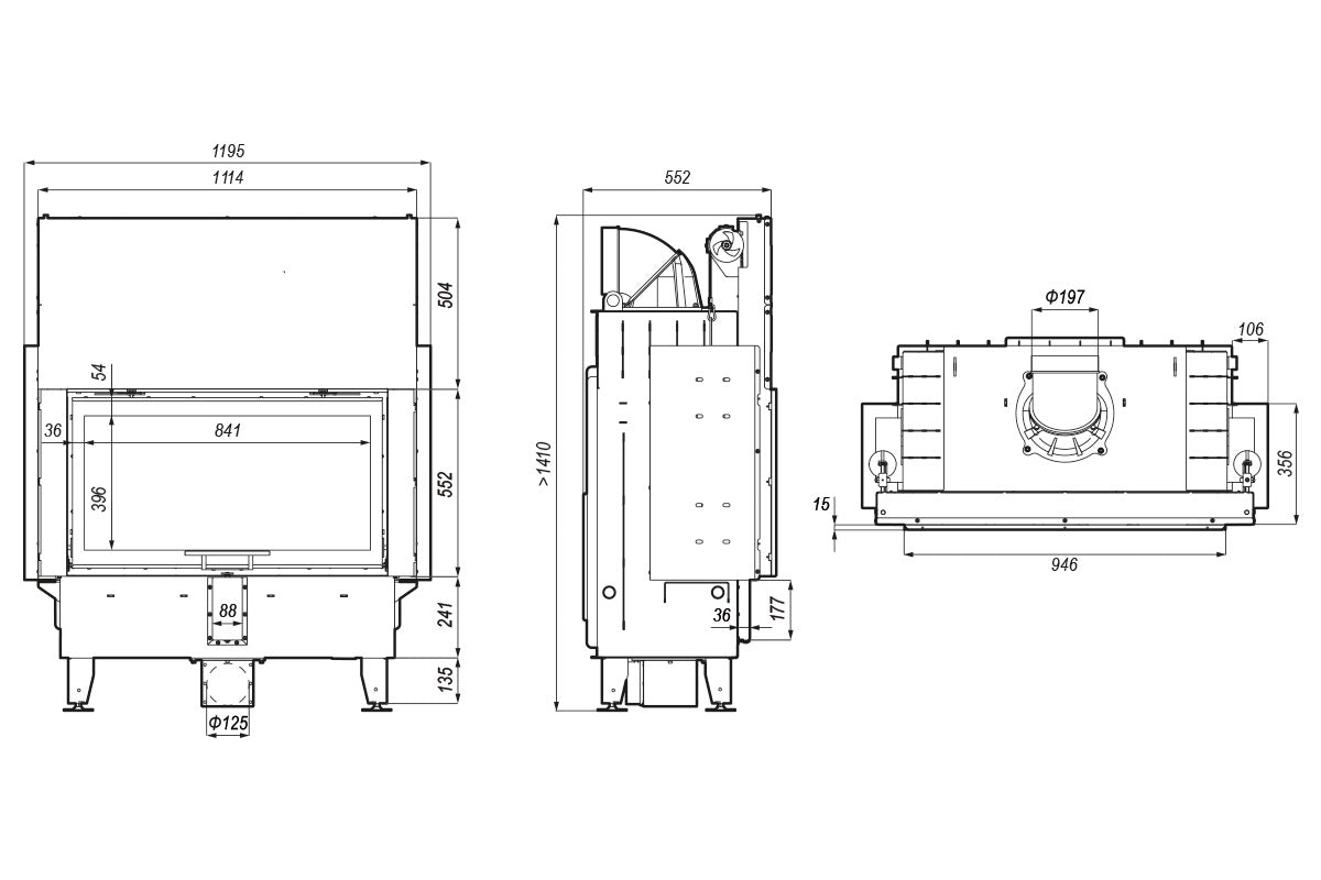 DEFRO Intra LA G 16 kW