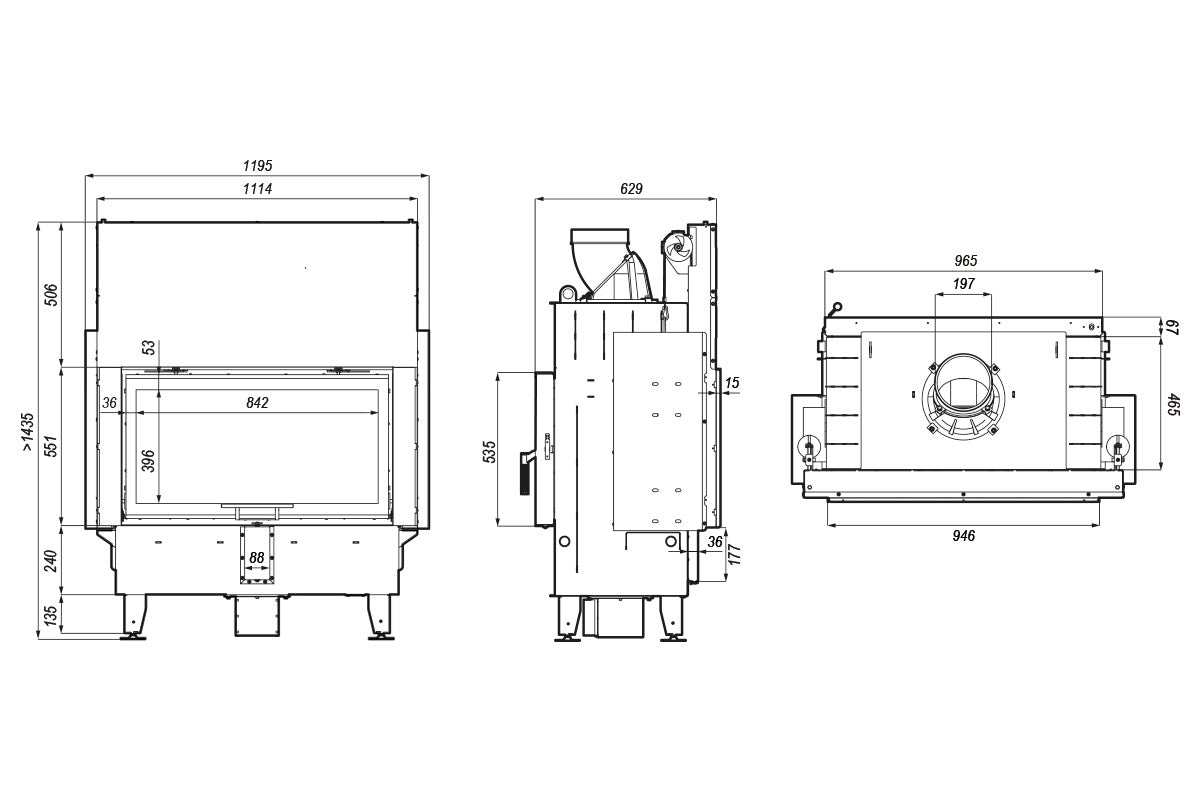 DEFRO Intra LA T G 16 kW