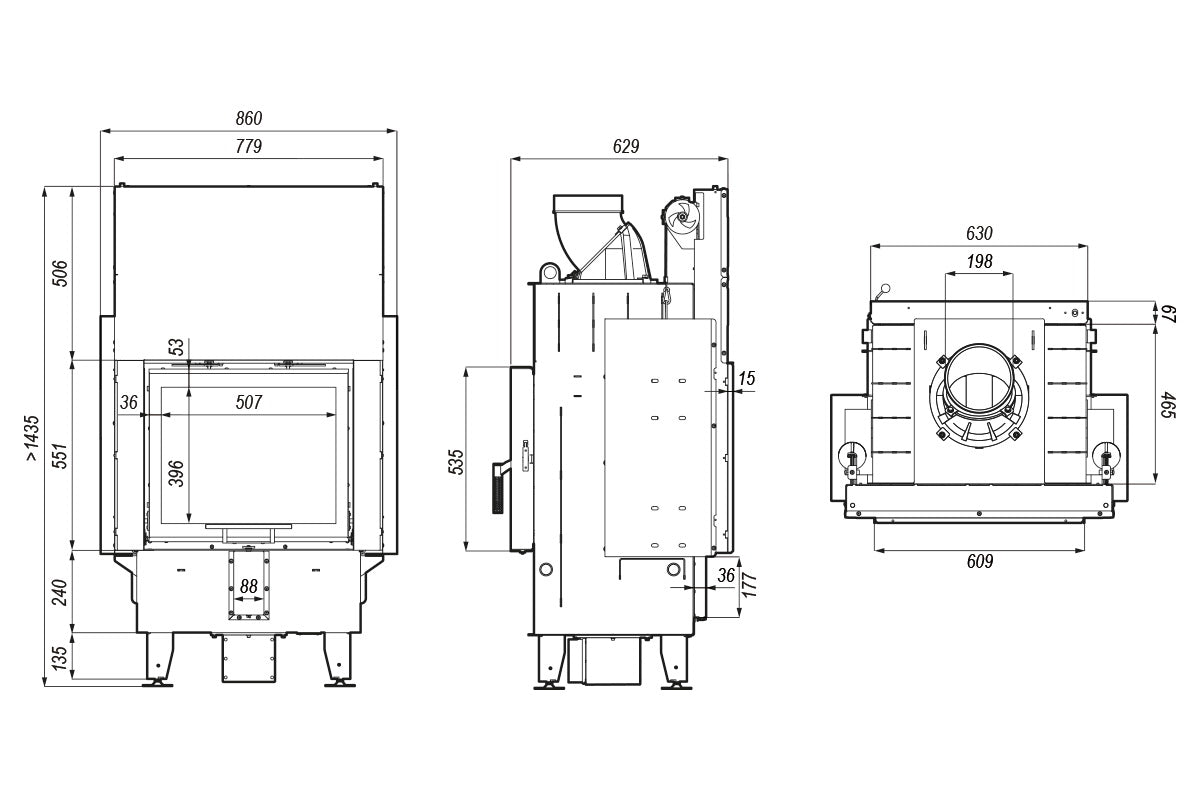 DEFRO Intra SM T G 10 kW