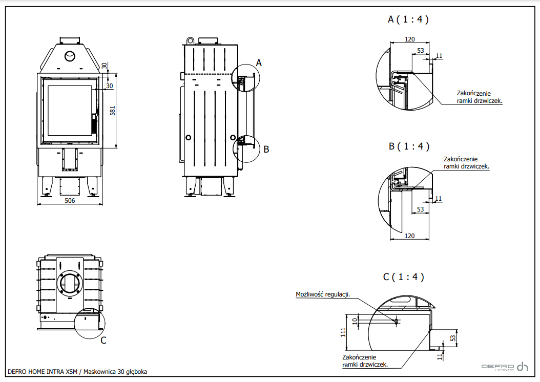 DEFRO Intra XSM 8 kW