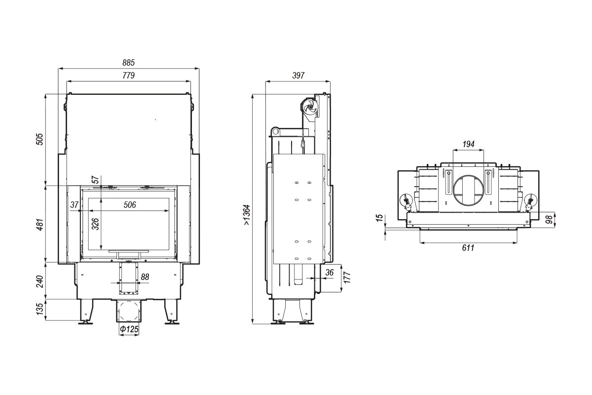 DEFRO Intra SM Slim G 6 kW