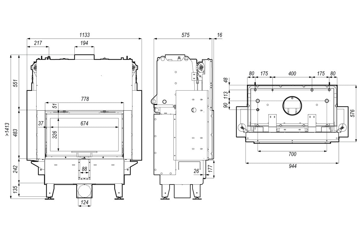 DEFRO Riva ME G Short 19 kW