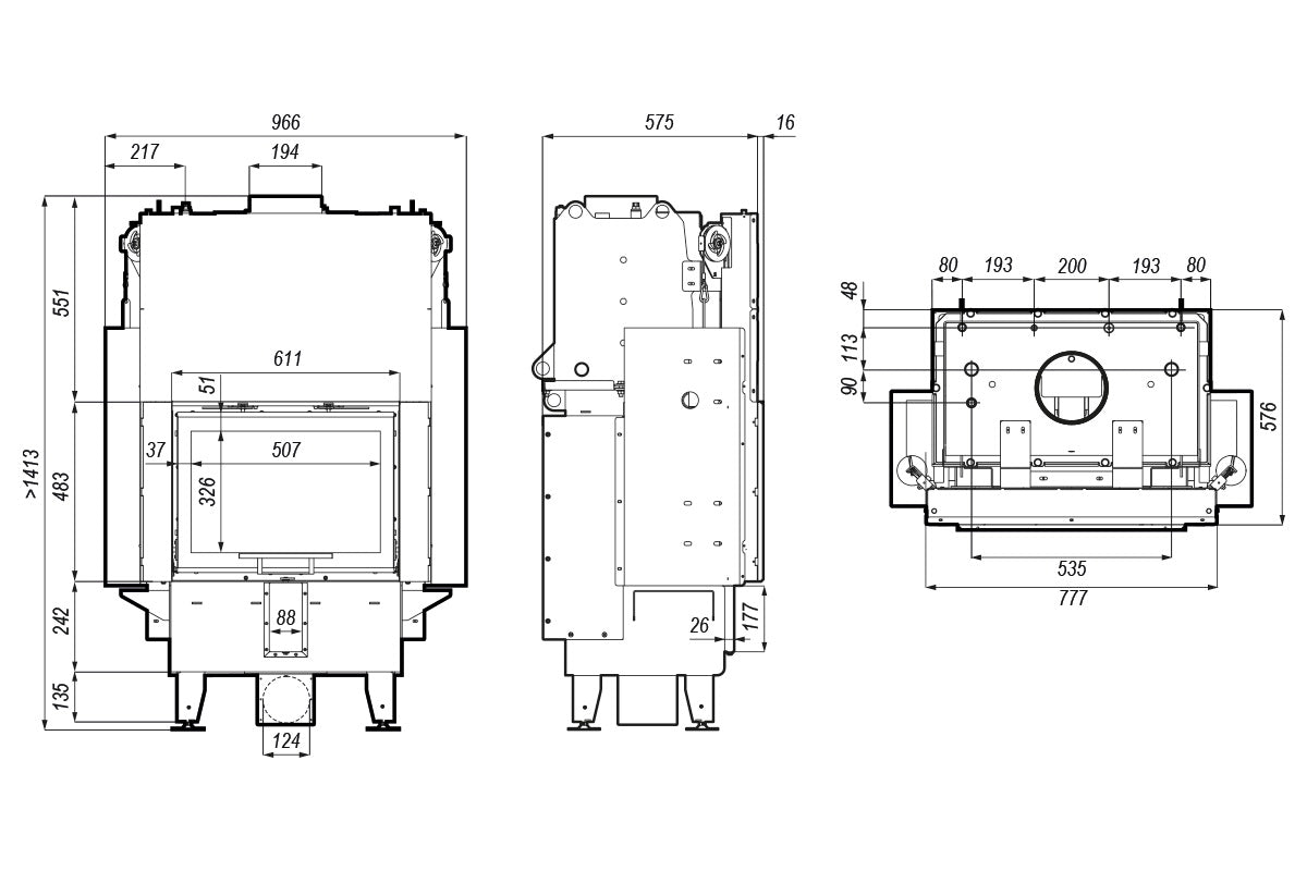 DEFRO Riva SM G Short 16 kW