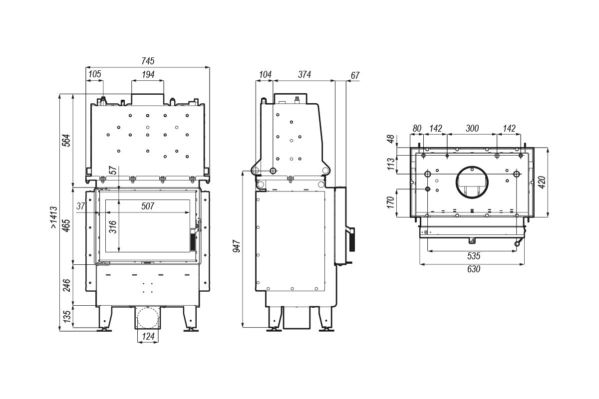 DEFRO Riva SM Short 16 kW