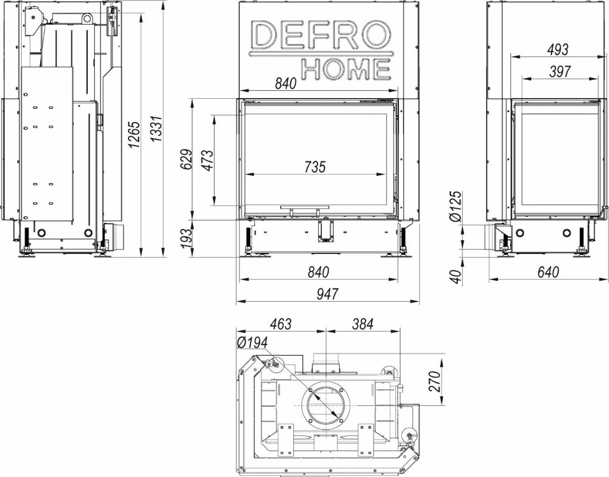 Defro Home Portal ME BL G