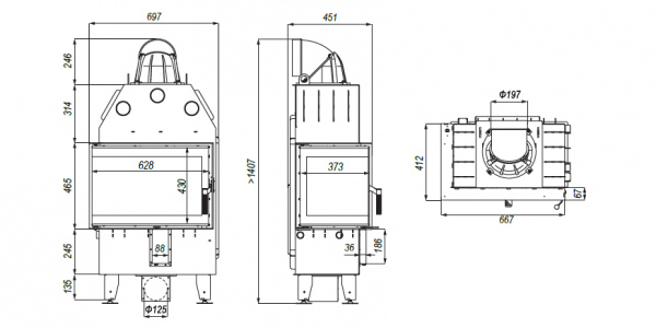 DEFRO Intra SM BL MINI 10 kW