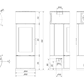 KRATKI ANTARES CZARNY TERMOTEC
