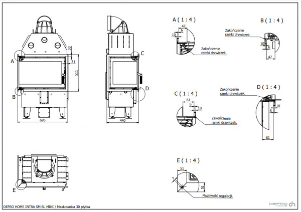 DEFRO Intra SM BL MINI 10 kW